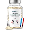 Image de NUTRI & CO Acide Hyaluronique - Formule Anti-Age & Anti-Rides Efficace - Hydrate en Profondeur - Hydratation et Élasticité de la Peau - 60 gélules Vegan Made in France