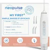Image de NEOPULSE® My First Jet Dentaire Ultra-Compact - Hydropulseur 2 en 1-4 Canules, 6 Pressions Réglables, 165ml Réservoir Amovible - Élimine Plaque Dentaire, Nettoie les Appareils Orthodontiques - Blanc