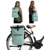 Image de Rainjoy Sac à Dos vélo imperméable 3en1 25L Adaptable Sacoche Porte-Bagages bandoulière (Vert Turquoise)