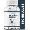 Image de Gélules Collagene Marin Ultra-Concentrées - 150 Capsules - 2,5 g de Tripeptides Hydrolysés pour une Meilleure Santé de la Peau - 5 Capsules/Jour - Fabriqué en France
