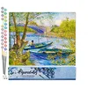 Image de Figured'Art Peinture par Numéro Adulte La pêche au Printemps Pont de Clichy - Van Gogh - Activité Manuelle Kit de Loisir Créatif DIY Numéro d'Art Complet - 40x50cm sans châssis en bois