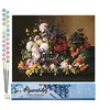 Image de Figured'Art Peinture par Numéro Adulte Fleurs et Fruits - Severin Roesen - Activité Manuelle Kit de Loisir Créatif DIY Numéro d'Art Complet - 40x50cm sans châssis en bois