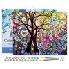 Image de Figured'Art Peinture par Numéro Adulte avec Cadre Vitrail - Activité Manuelle Kit de Loisir Créatif DIY Numéro d'Art Complet - 40x50cm toile tendue sur châssis