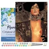 Image de Figured'Art Peinture par Numéro Adulte avec Cadre Gustav klimt Judith - Activité Manuelle Kit de Loisir Créatif DIY Numéro d'Art Complet - 40x50cm toile tendue sur châssis