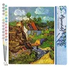 Image de Figured'Art Peinture par Numéro Adulte Van Gogh Maison oise - Activité Manuelle Kit de Loisir Créatif DIY Numéro d'Art Complet - 40x50cm sans châssis en bois