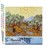 Image de Figured'Art Peinture par Numéro Adulte Van Gogh St Remy Oliviers - Activité Manuelle Kit de Loisir Créatif DIY Numéro d'Art Complet - 40x50cm sans châssis en bois