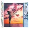 Image de Figured'Art Peinture par Numéro Adulte Femme et oiseaux au lever du jour - Activité Manuelle Kit de Loisir Créatif DIY Numéro d'Art Complet - 40x50cm sans châssis en bois