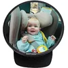 Image de Ezimoov   Miroir Voiture rond Bébé Siège arrière   Rétroviseur Siège-auto Dos à la Route - Voir Votre Enfant en Toute Sécurité   Eco-Friendly matière rpet et Emballage Recyclable   Round Mirror