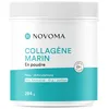 Image de NOVOMA Collagene Marin Poudre Type 1 & 3, Peau & Articulations, 10g par Portion, Cure de 28 jours, Collagène Breveté Naticol Avec Vitamine C, Pot de 284g Sans arôme, Made in France