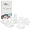 Image de CLIPP Kit - Tétine de Sevrage Phosphorescente + 5 Collerettes pour Arrêt Progressif + Notice - Sevrage par Paliers, Facile et en Douceur - Dispositif Breveté - Fabriqué en France - À Partir de 2 Ans