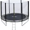 Image de Pack Premium Trampoline Enfant Ø 245 cm avec Filet de sécurité + échelle + bâche + kit d'ancrage   Réversible Gris/Rose   Usage extérieur   Canberra   Dès 3 Ans