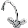 Image de Ideal Standard Double Poignée Lavabo Robinet mélangeur en Chrome Alpha B2037AA Profondeur : 1...