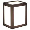 Image de V-TAC Applique murale d'extérieur moderne IP65 - Étanche - Boîtier noir - Pour jardin, garage, allées, portails, 12 W 6400 K - Blanc doux