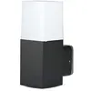 Image de V-TAC - APPLIQUE CARRÉE ALUMINIUM 1XGU10 H 25 CM IP54 COULEUR NOIR VT-7613 7563