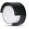 Image de Applique murale LED V-tac VT-831-7W - 3000K - 400 Lumen - Noir - Rond
