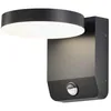 Image de V-tac VT-11020S Projecteur LED avec capteur - 17 W - 2520 Lm - 4000 K - Noir - IP65 - Rond