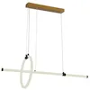 Image de V-TAC VT-7818 Lustre LED à suspension design moderne forme abstraite 16W 86 cm en aluminium et acrylique couleur noire 3000  - 8023