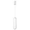 Image de V-TAC VT-7829 Lustre LED 13 W ovale à suspension design moderne, 10 x 70 x 153 cm, couleur blanche 4000 K   10091