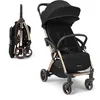 Image de Poussette KikkaBoo EDEN, poussette bébé jusqu'à 22 kg, pliage automatique, position inclinable, ultra légère, compacte, noir