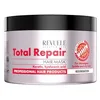 Image de Revuele Total Repair Masque capillaire professionnel pour cheveux abîmés, cassants, chimiques et cassants avec kératine et acide hyaluronique 500 ml