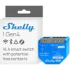 Image de Shelly 1 Gen4 - Module interrupteur Matter, Zigbee, Wi-Fi, 1 Canal 16A, Contacts secs, Ouvre-porte de garage connecté, Contrôle à distance app, Compatible Alexa, Google, SmartThings, Apple Homekit