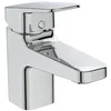 Image de Ideal Standard Ceraplan Mitigeur Lavabo Piccolo pour Salle de bain Chrome Avec Bonde Vidage Hauteur 13 cm Hauteur sous bec 6 cm BD204AA