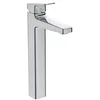 Image de Ideal Standard Ceraplan Mitigeur Lavabo Rehaussé pour Salle de bain, Blue Start, Sans vidage, Grand Hauteur sous Bec 24,7 cm BD237AA