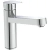 Image de Ideal Standard BD312AA Ceraplan Robinet de cuisine avec bec haut pivotant à 360° 20,4 cm Basse pression Chromé