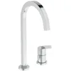 Image de Robinet de cuisine Ideal Standard BD423AA Gusto à 2 trous, bec carré, saillie de 204 mm, chromé