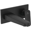 Image de Ideal Standard BD244XG Mitigeur de lavabo mural Ceraplan avec bec et bec - Économie d'eau - Noir soie