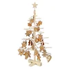 Image de xmas3 S 75 cm Arbre de Noël en Bois, Naturel, 48 x 48 x 75 cm