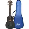 Image de Flight Travel Series TUS35 Black ukulélé soprano avec gigbag