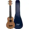 Image de Flight Travel Series TUSL50 Walnut Salamander Concert Scale ukulélé soprano avec housse