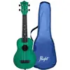 Image de Flight Travel Series TUS35 Green ukulélé soprano avec housse