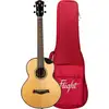 Image de Flight Princess Series Aurora Baritone Natural ukulélé électro-acoustique baryton avec table massive + housse
