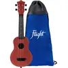 Image de Flight Ultra Travel Series UTS-35 Terracote ukulélé soprano en plastique avec housse