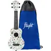 Image de Flight Ultra Travel Series UTS-40 Flower ukulélé soprano en plastique avec housse