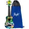 Image de Flight Ultra Travel Series UTS-42 Underwater ukulélé soprano en plastique avec housse