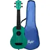 Image de Flight Travel Series TUS65 Emerald ukulélé soprano avec housse