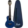 Image de Flight Iris Concert Ukulele Dark Blue ukulélé concert avec housse