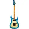 Image de Spira Guitars S-500 QAB Trans Aqua Blue guitare électrique