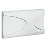 Image de Plaque de commande murale TARGA double touche, WC encastré, blanche