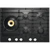 Image de ASKO HG1776AB - Table de cuisson au gaz - 5 plaques de cuisson - Niche - largeur : 56 cm - profondeur : 49 cm - noir graphite mat en occasion ou reconditionné