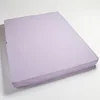 Image de Drap housse en coton bio 60x150 (Couleur : Lila)