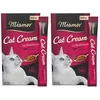 Image de Miamor Cat Cream avec morceaux de boeuf et de légumes | Délicieuse collation pour chats avec de la viande fraîche et des morceaux de légumes | goût délicat | Lot de 2 (2 tablettes de 5 x 15 g chacune)