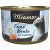 Image de MIAMOR - Nourriture Humide pour Chats Adultes avec 7 variétés de Viande et d'abats - Nourriture complète sans céréales avec Taurine dans Une boîte sans additifs artificiels - 12 x 185 g de Saumon