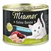 Image de MIAMOR - Nourriture Humide pour Chats Adultes avec 7 variétés de Viande et d'abats - Nourriture complète sans céréales avec Taurine dans Une boîte sans additifs - 12 x 185 g - Volaille