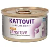 Image de KATTOVIT Sensitive Poulet | Nourriture diététique pour Chat | 1 x 85 g | Nourriture Humide pour Chats sensibles souffrant d'allergies Alimentaires |
