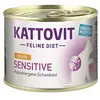 Image de Kattovit Sensitive au poulet - Aliment complet pour chat - 12 x 185 g