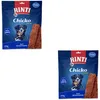 Image de Rinti Chicko Maxi Bandes de Canard | Pack Double | 2 x 250 g | Friandises pour Grands Chiens | Préparées à partir de Filets de Poitrine de Canard Frais | Séchées à l'air doucement sans additifs